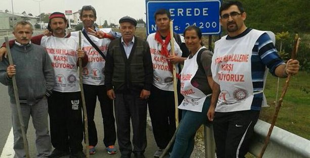 Alevi yürüyüşüne Gerede'de saldırı